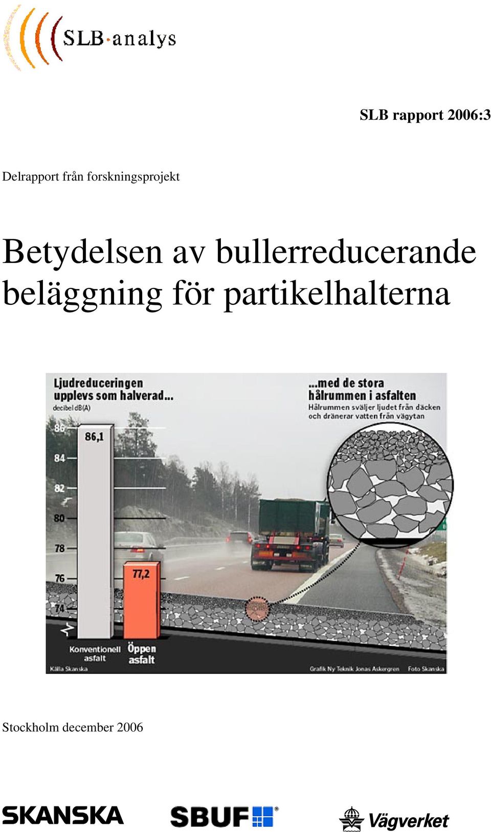 bullerreducerande beläggning för