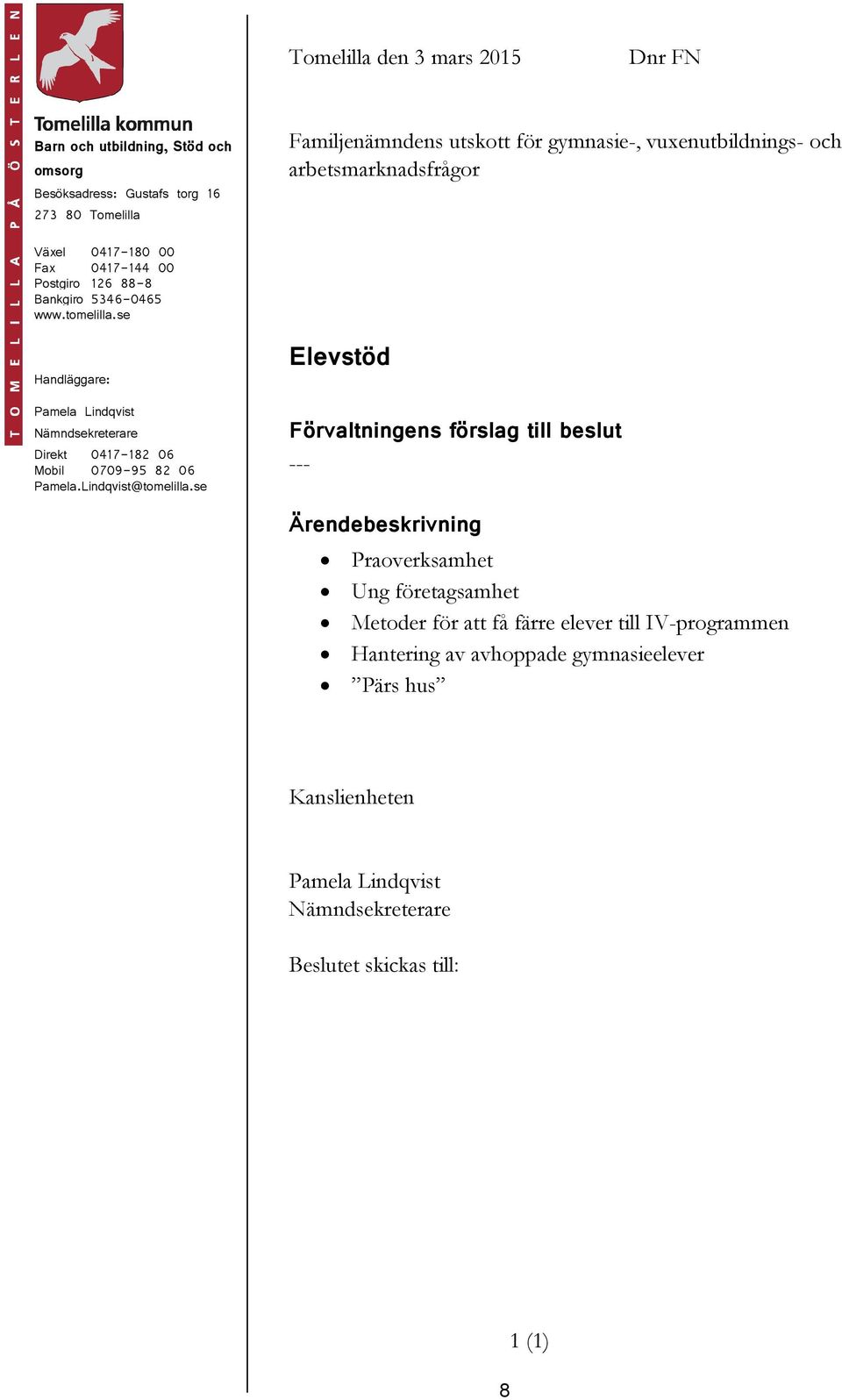 färre elever till IV-programmen