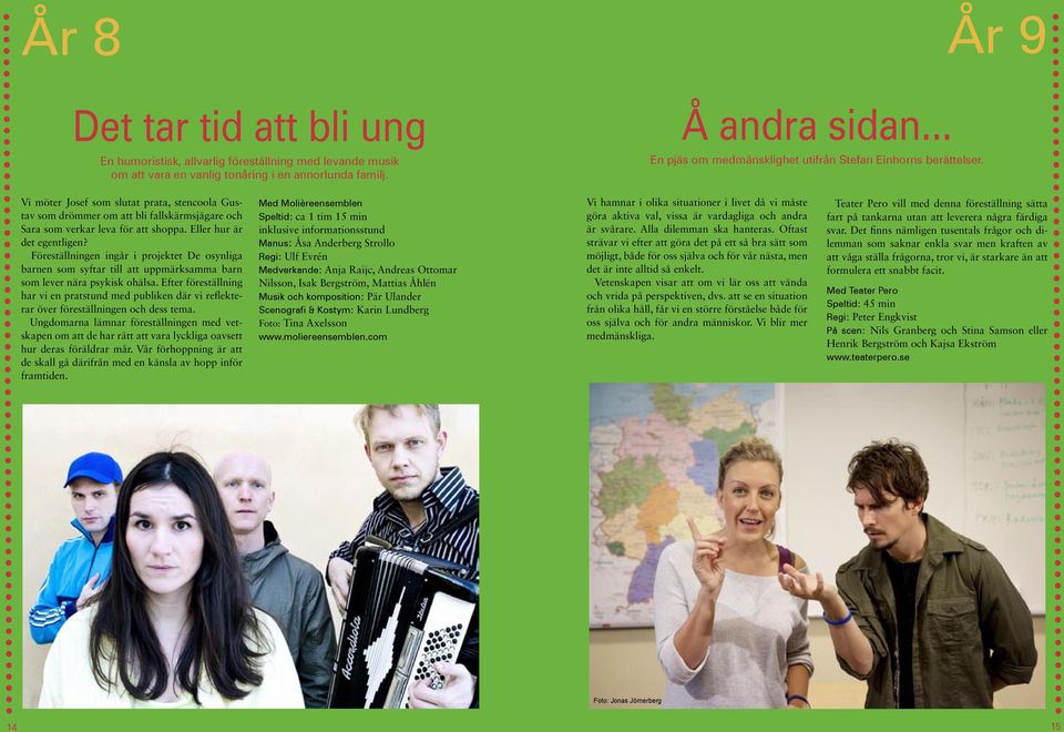 Eller hur är det egentligen? Föreställningen ingår i projektet De osynliga barnen som syftar till att uppmärksamma barn som lever nära psykisk ohälsa.