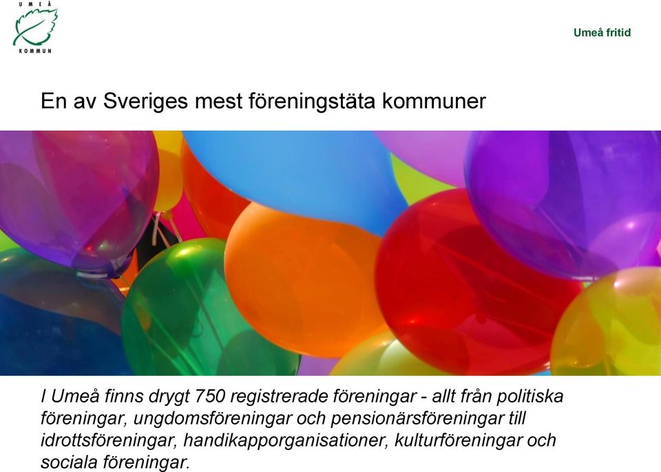 ungdomsföreningar och pensionärsföreningar till