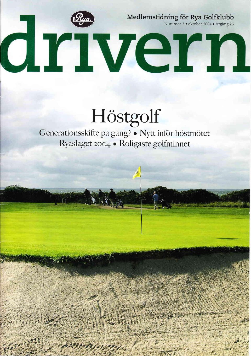 Argäng26 Höstgolf Genertionsskifte på