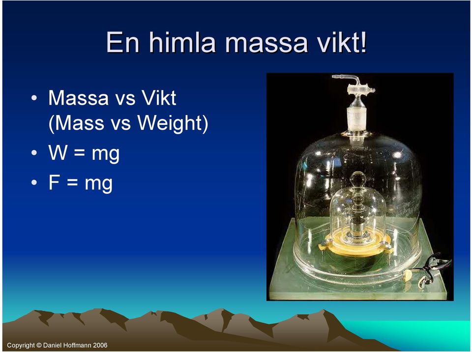 Vikt (Mass vs