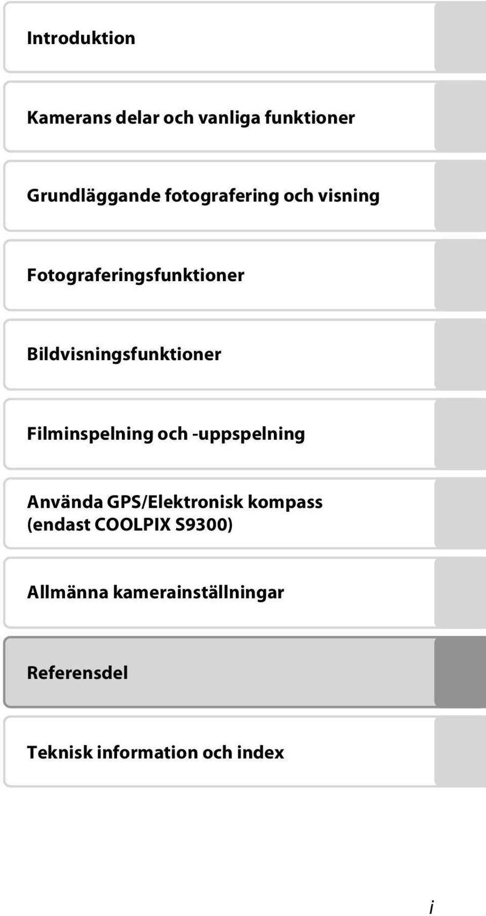 Filminspelning och -uppspelning Använda GPS/Elektronisk kompass (endast