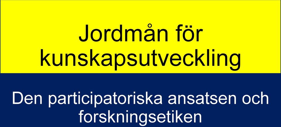 Den participatoriska