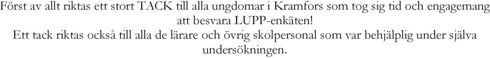 LUPP-enkäten!