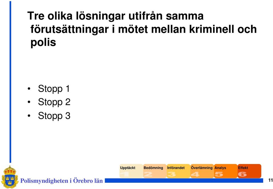 mötet mellan kriminell och