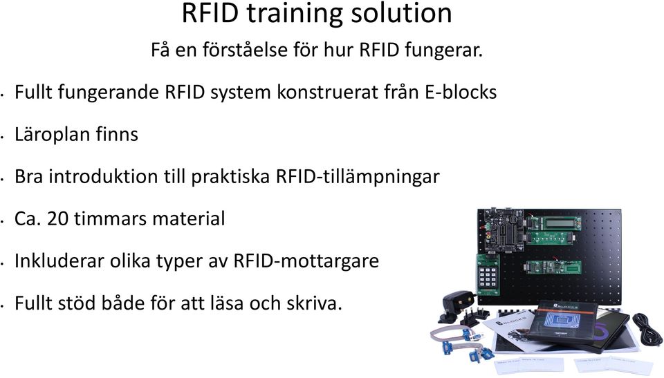 Bra introduktion till praktiska RFID-tillämpningar Ca.