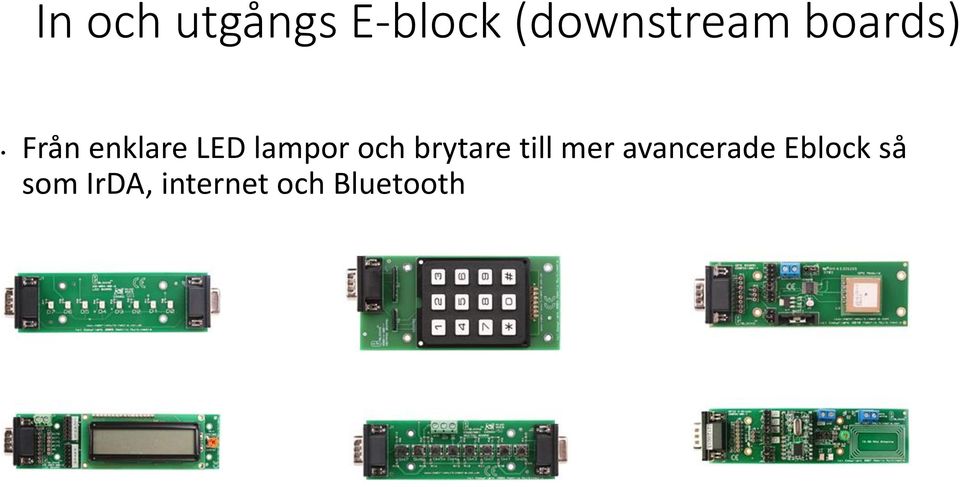 brytare till mer avancerade Eblock