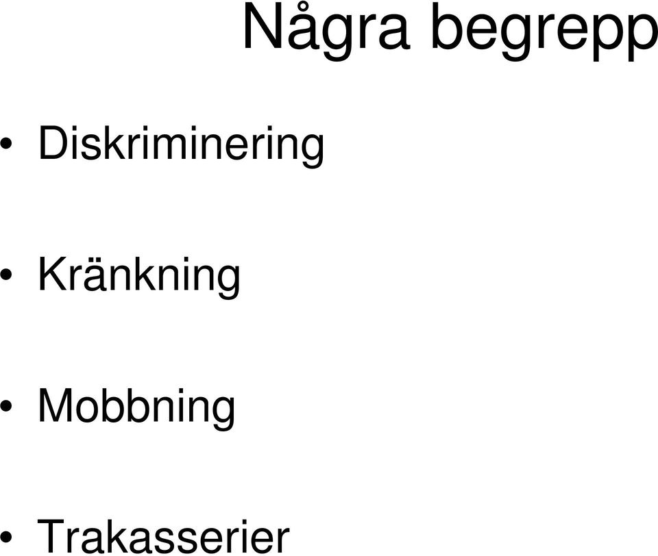 Kränkning
