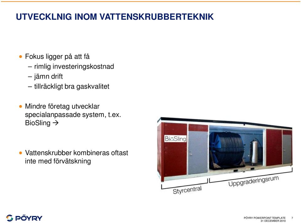 företag utvecklar specialanpassade system, t.ex.