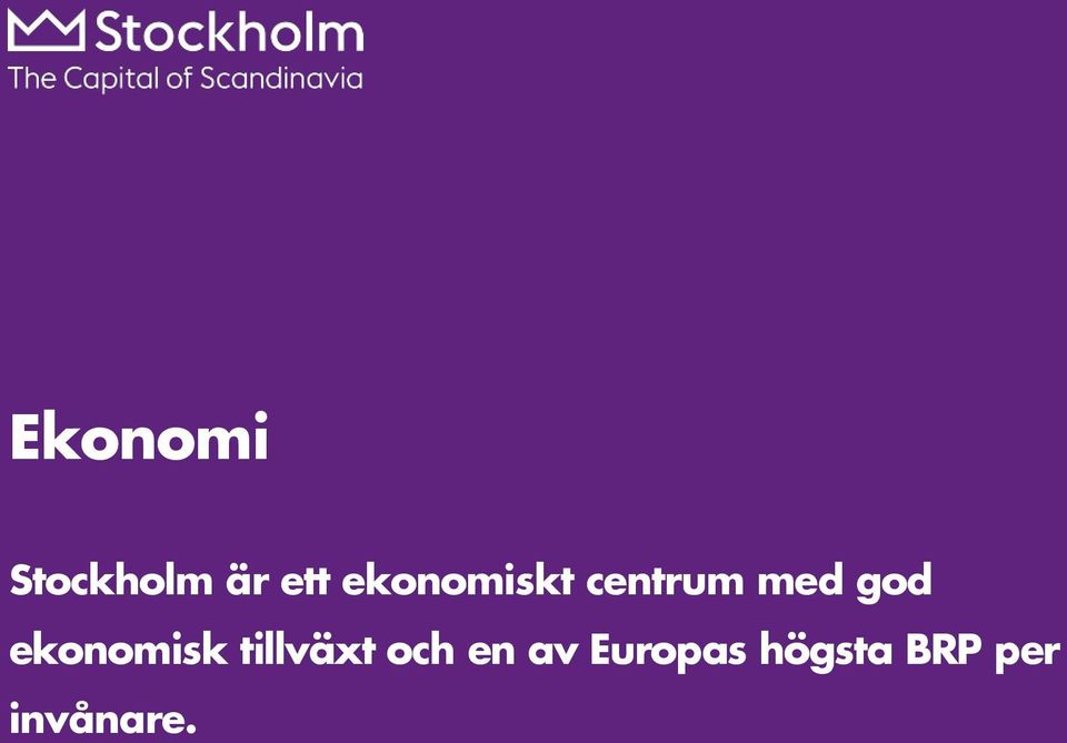 ekonomisk tillväxt och en av