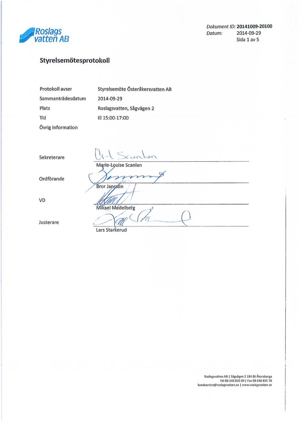 Ordförande VD 1, \ cr \ _ A - V..x <-> CN.