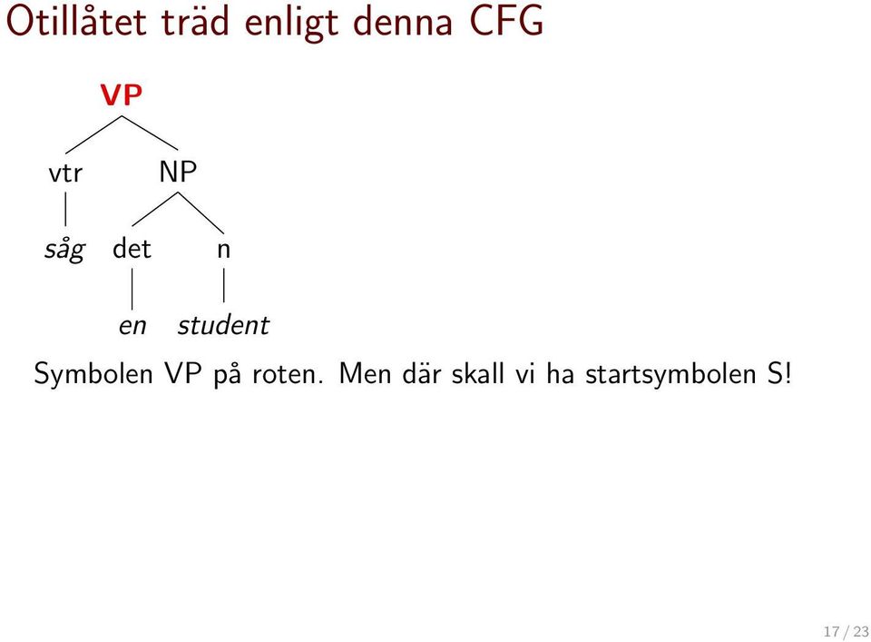 rot. M där skall vi