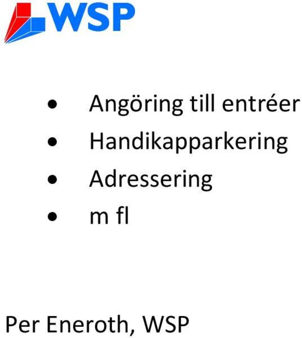 Handikapparkering
