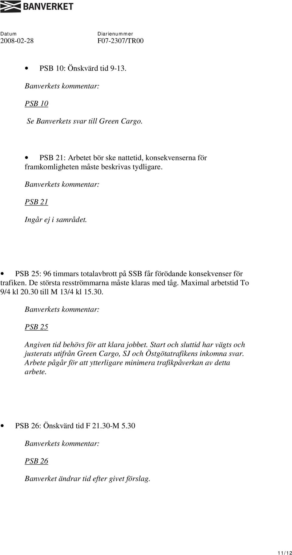 Maximal arbetstid To 9/4 kl 20.30 till M 13/4 kl 15.30. PSB 25 Angiven tid behövs för att klara jobbet.