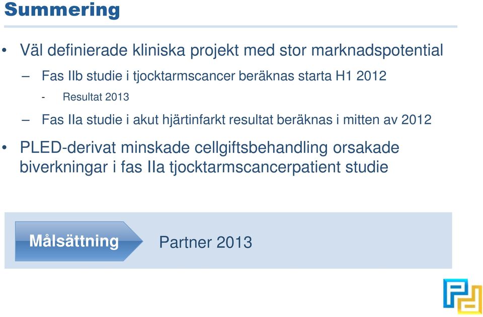 hjärtinfarkt resultat beräknas i mitten av 2012 PLED-derivat minskade