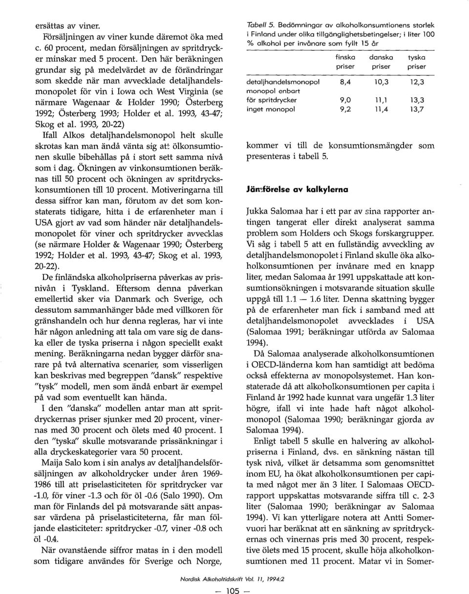 1992; Osterberg 1993; Holder et al. 1993, 43-47; Skog et al.