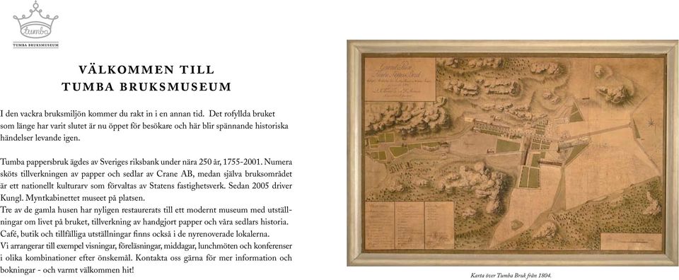Tumba pappersbruk ägdes av Sveriges riksbank under nära 250 år, 1755-2001.