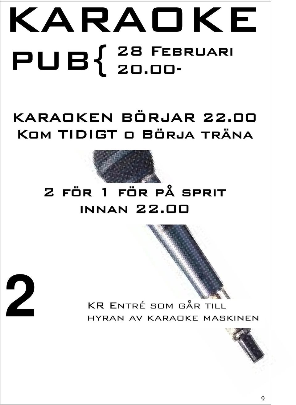 00 Kom TIDIGT o Börja träna 2 för 1 för