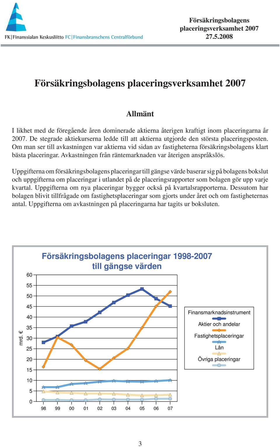 Uppgifterna om försäkringsbolagens placeringar till gängse värde baserar sig på bolagens bokslut och uppgifterna om placeringar i utlandet på de placeringsrapporter som bolagen gör upp varje kvartal.