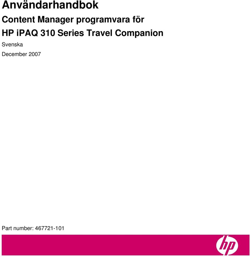Series Travel Companion Svenska
