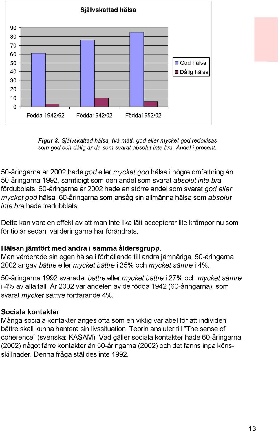 5-åringarna år 22 hade god eller mycket god hälsa i högre omfattning än 5-åringarna 1992, samtidigt som den andel som svarat absolut inte bra fördubblats.