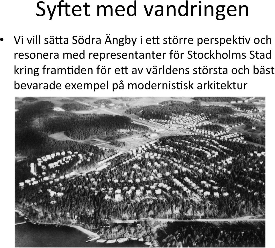 Stockholms Stad kring fram5den för eb av världens
