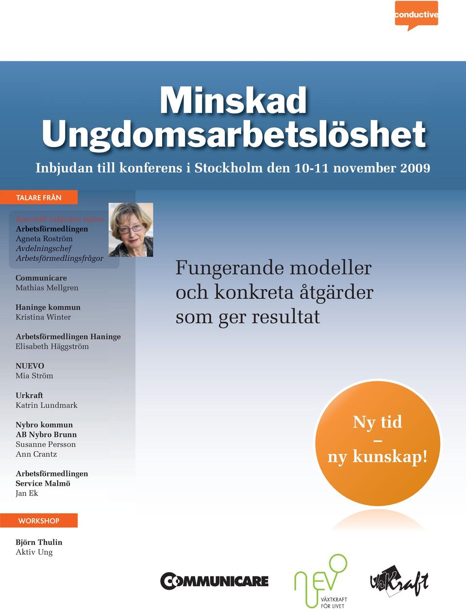 Winter Haninge Elisabeth Häggström Fungerande modeller och konkreta åtgärder som ger resultat NUEVO Mia Ström Urkraft