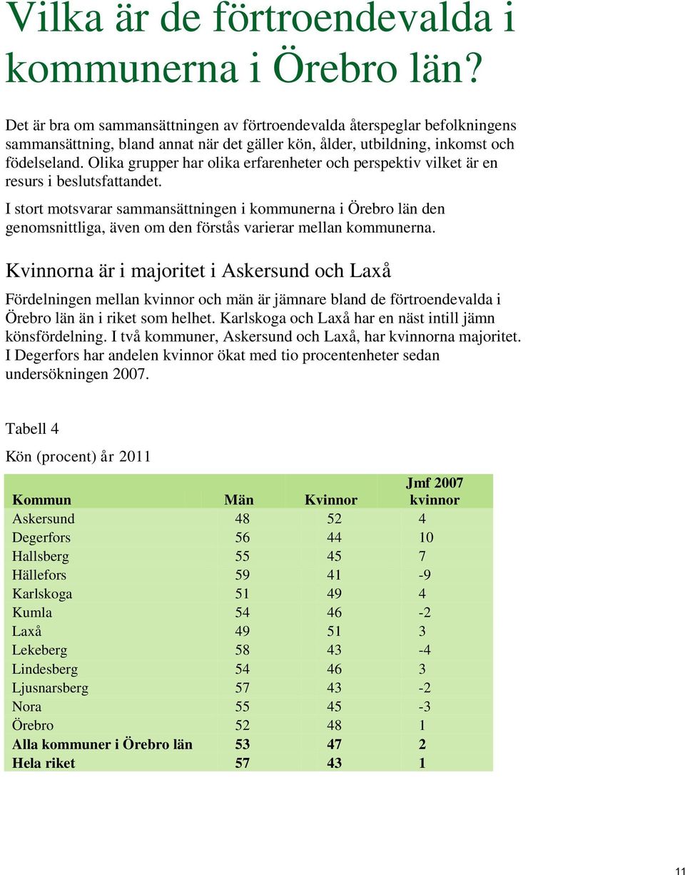 Olika grupper har olika erfarenheter och perspektiv vilket är en resurs i beslutsfattandet.