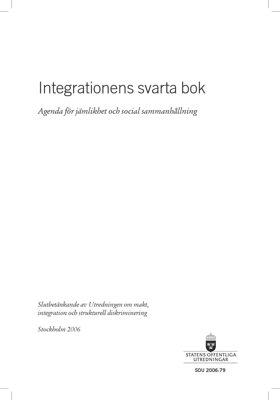 Slutbetänkande av Utredningen om makt,