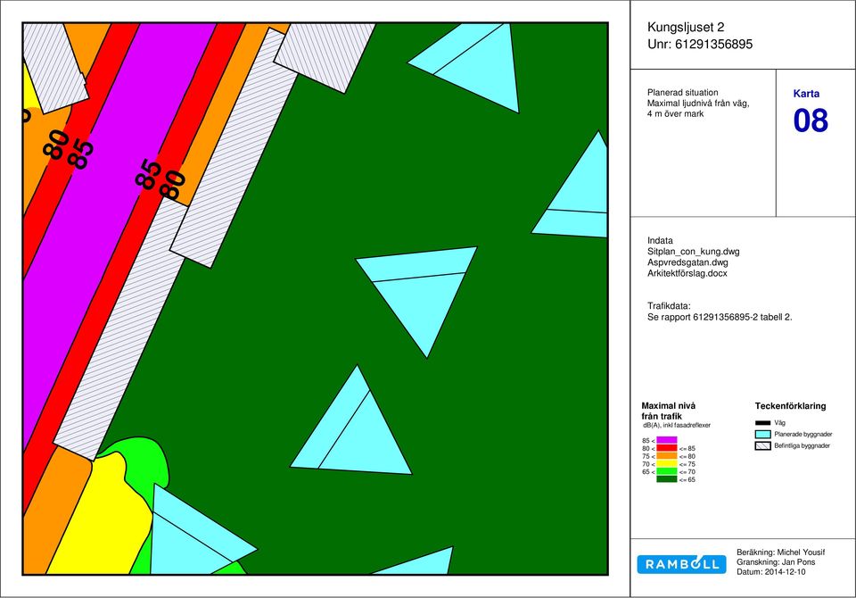 dwg Trafikdata: enligt information från Ramböll 11-02-22 Väg Trafikdata: 225 - ÅDT 8600-10% tung trafik - 70 km/h Nyblev.