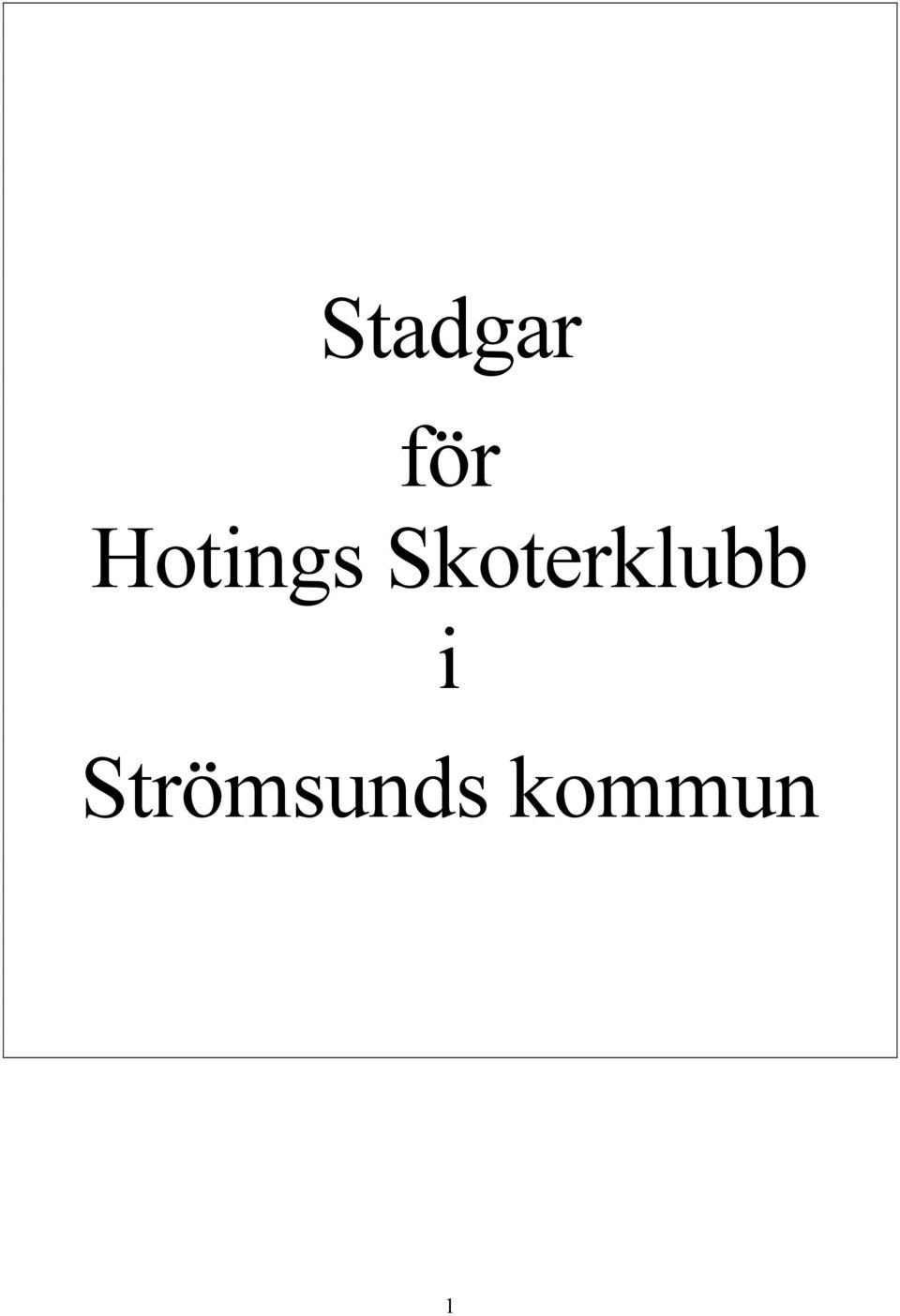 Skoterklubb i