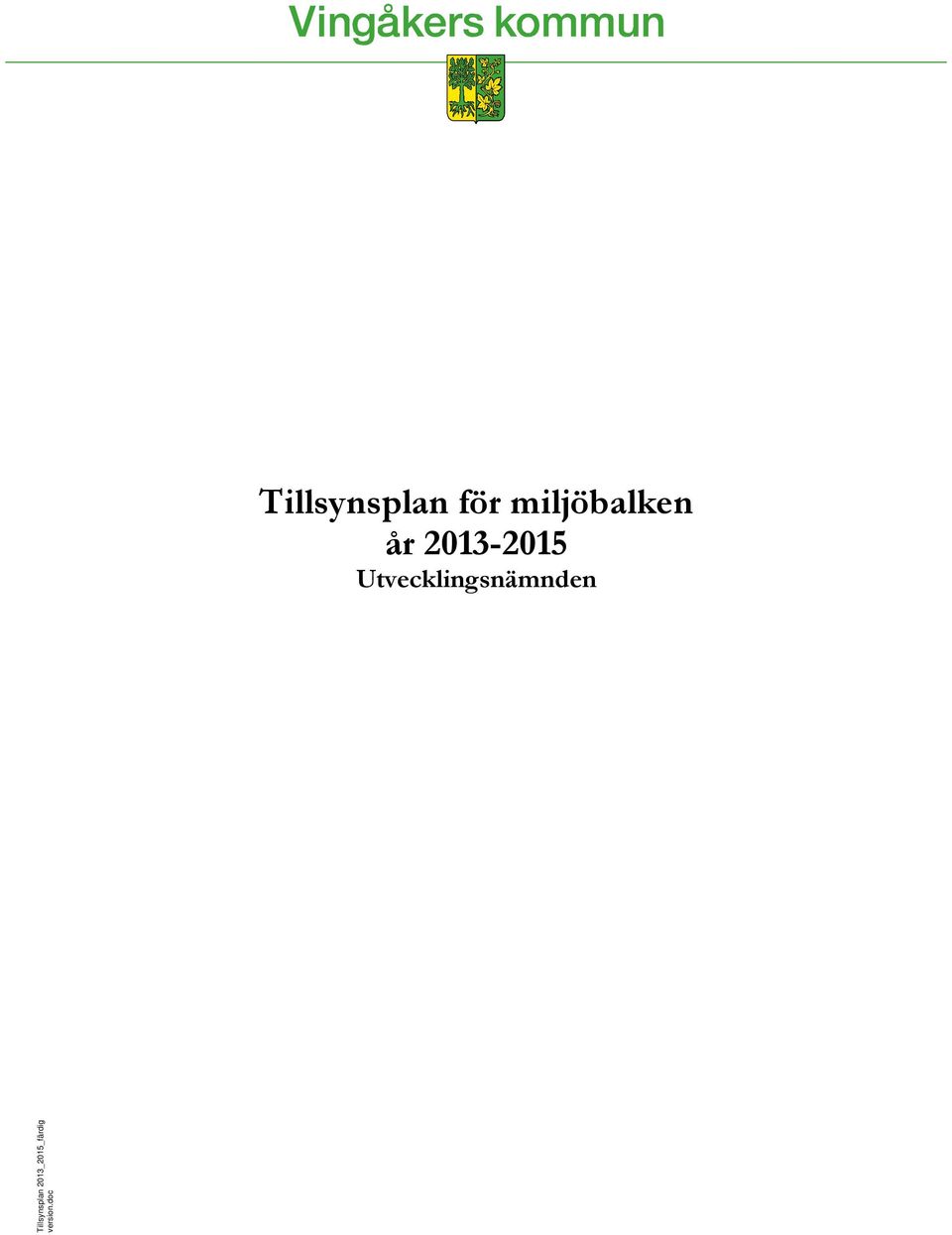 doc  för miljöbalken år