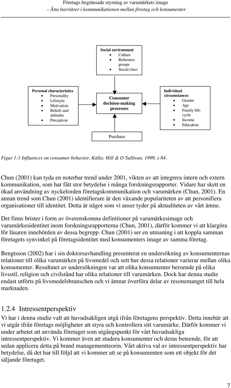 Chun (2001) kan tyda en noterbar trend under 2001, vikten av att integrera intern och extern kommunikation, som har fått stor betydelse i många forskningsrapporter.