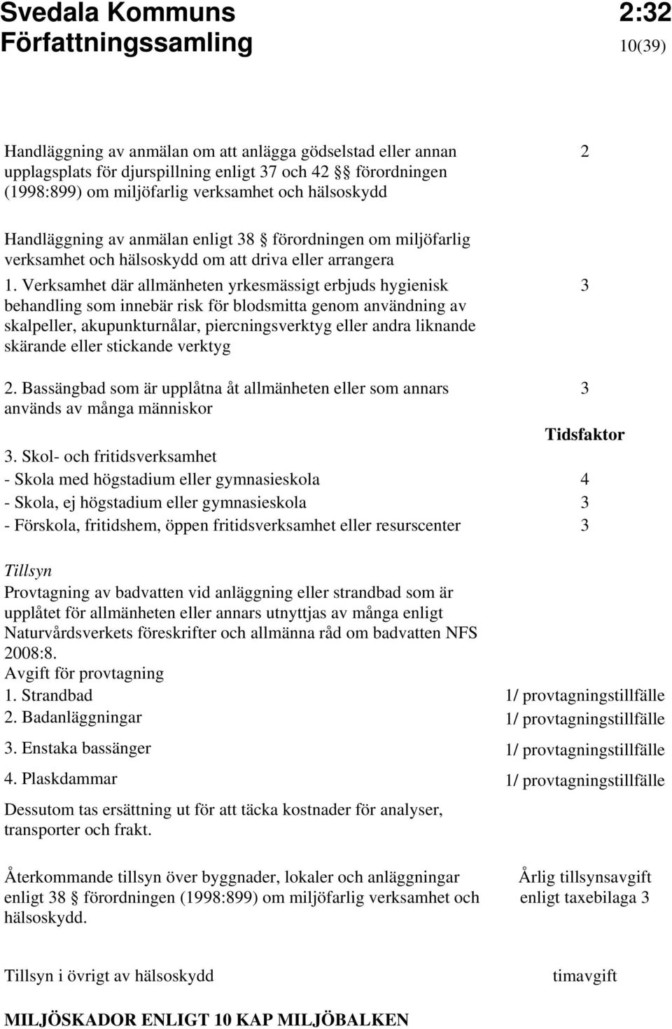 Verksamhet där allmänheten yrkesmässigt erbjuds hygienisk behandling som innebär risk för blodsmitta genom användning av skalpeller, akupunkturnålar, piercningsverktyg eller andra liknande skärande