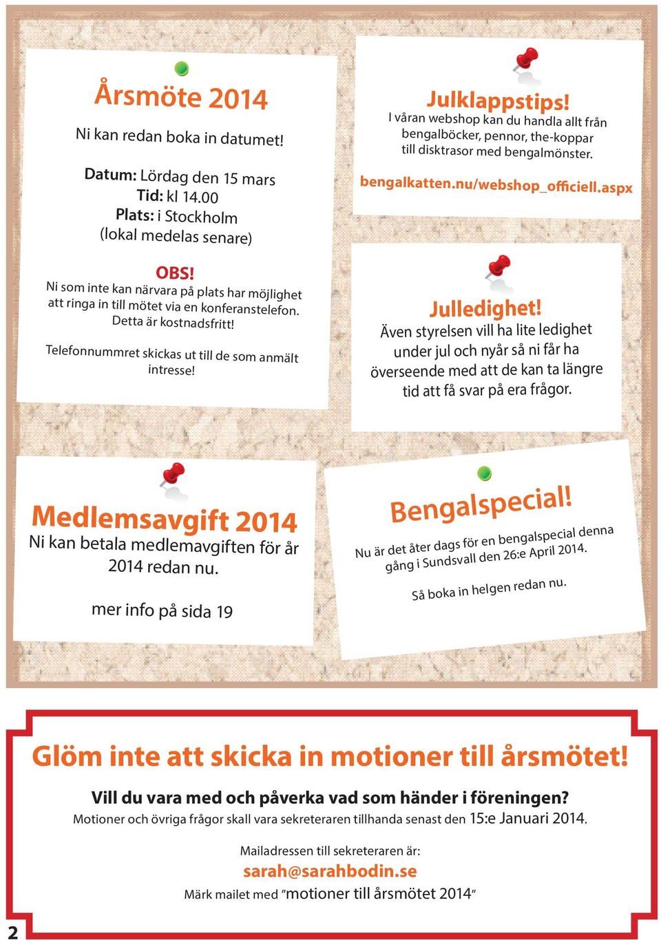 I våran webshop kan du handla allt från bengalböcker, pennor, the-koppar till disktrasor med bengalmönster. bengalkatten.nu/webshop_officiell.aspx Julledighet!