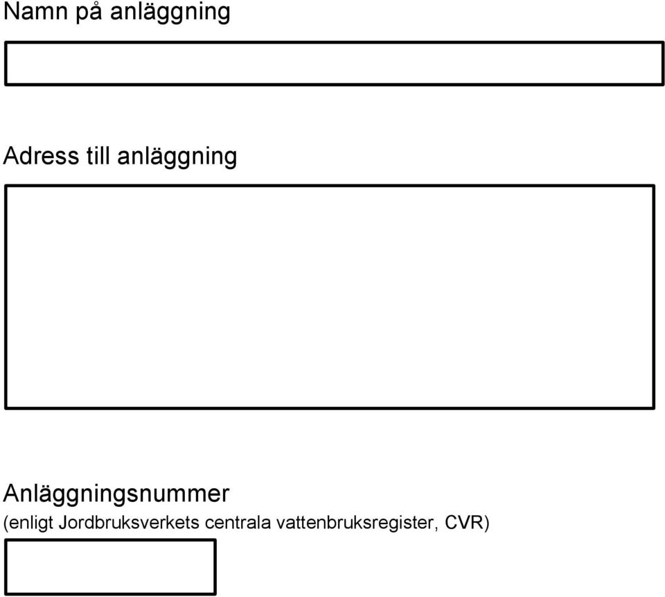 Anläggningsnummer (enligt