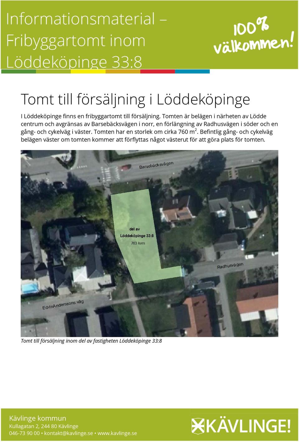 Informationsmaterial Fribyggartomt inom Löddeköpinge 33:8 - PDF Free  Download