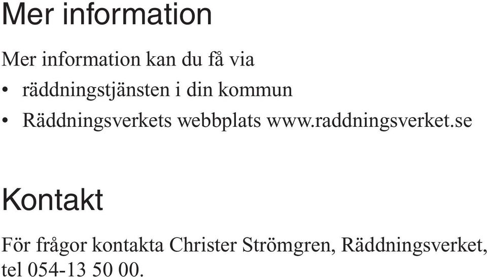 webbplats www.raddningsverket.