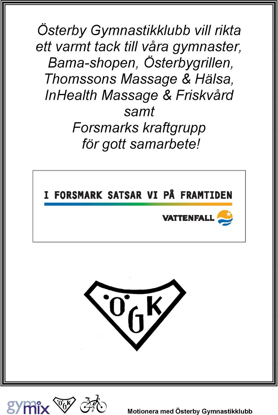 Thomssons Massage & Hälsa, InHealth Massage &