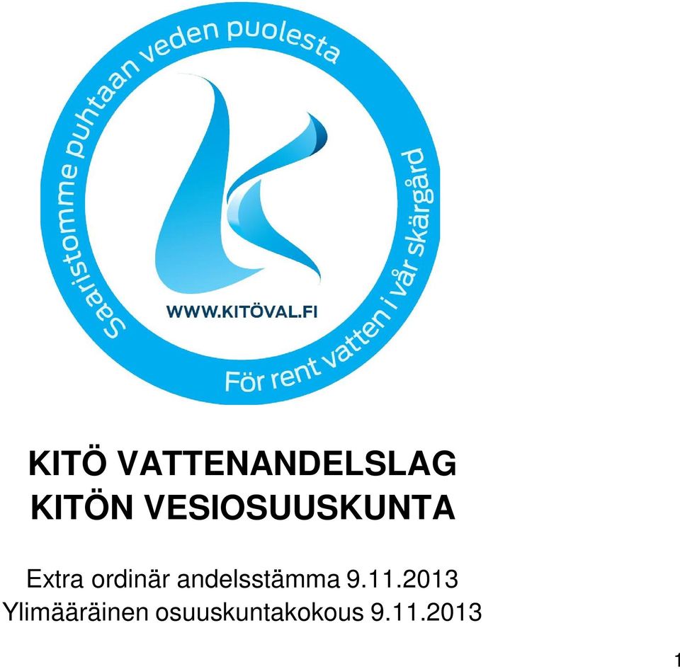 andelsstämma 9.11.