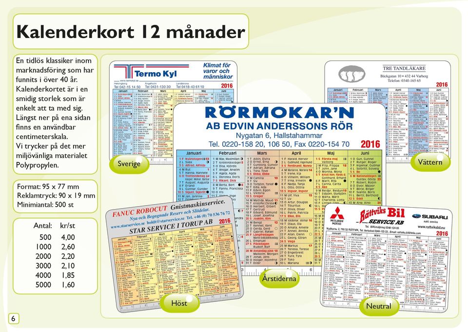 ormat: x mm Reklamtryck: 0 x mm inimiantal: 00 st Antal: kr/st 00,00 00,0 00, 00, 000, 000,0 www.termokyl.