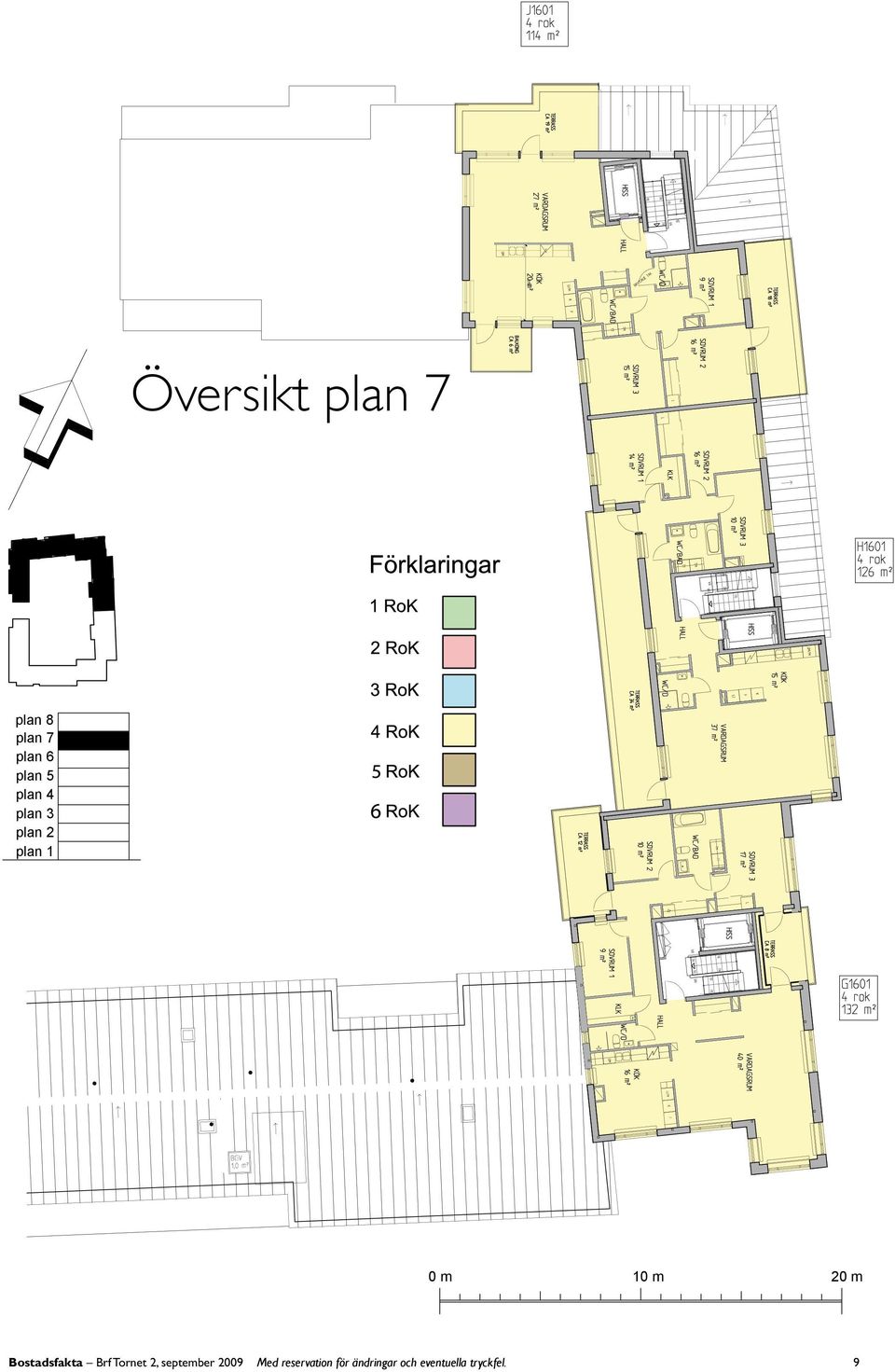 Bostadsfakta Brf Tornet 2, september 2009 Med