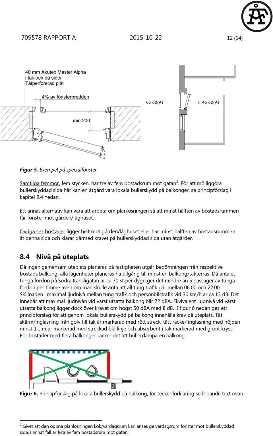 Ett annat alternativ kan vara att arbeta om planlösningen så att minst hälften av bostadsrummen får fönster mot gården/låghuset.