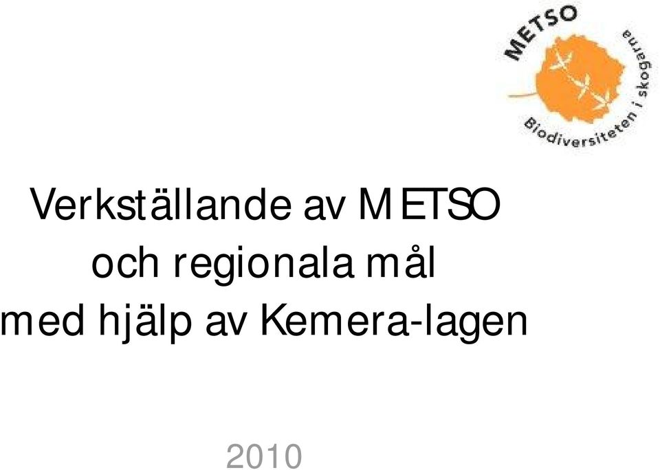 regionala mål med