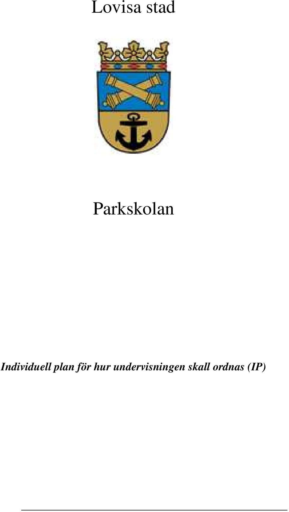 Individuell plan