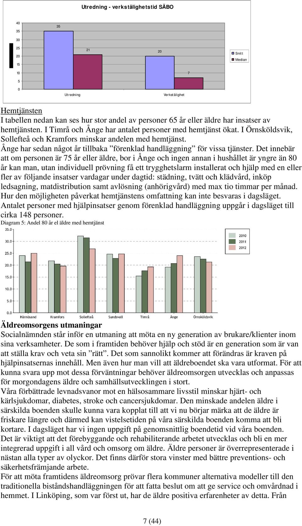 Ånge har sedan något år tillbaka förenklad handläggning för vissa tjänster.