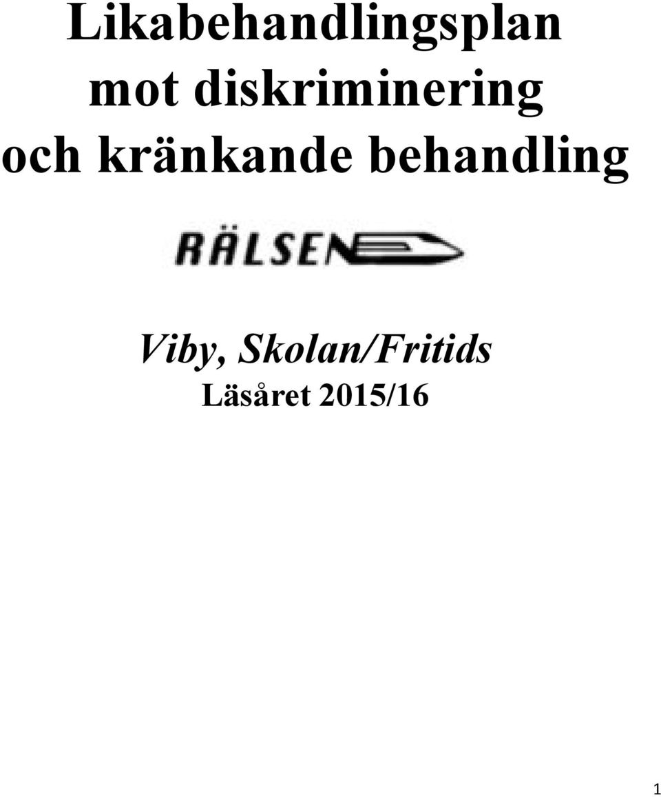 kränkande behandling