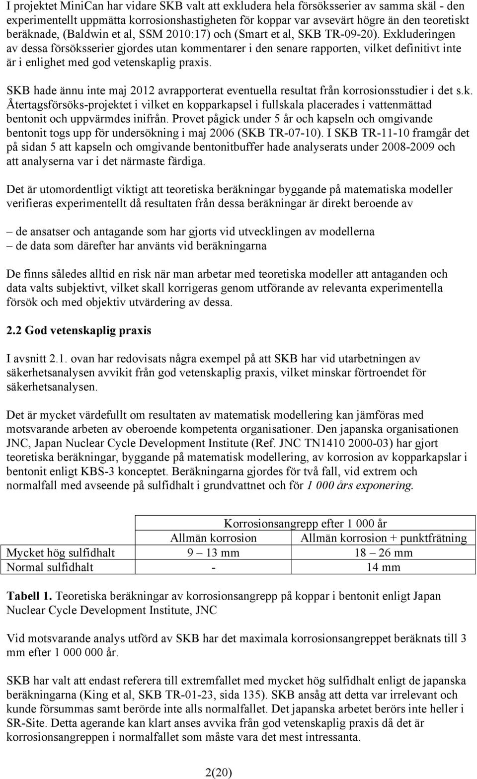 Exkluderingen av dessa försöksserier gjordes utan kommentarer i den senare rapporten, vilket definitivt inte är i enlighet med god vetenskaplig praxis.