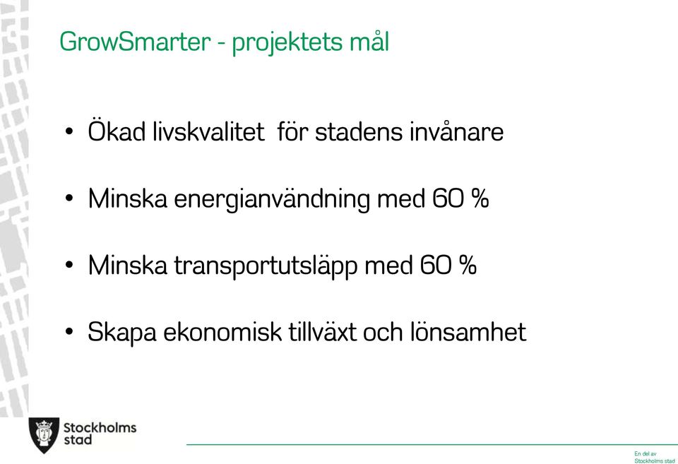 energianvändning med 60 % Minska